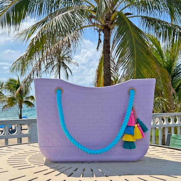 BocaBagg (LIlac) Large EVA Tote Bag-Like Bogg Bag - Picture 6 of 6